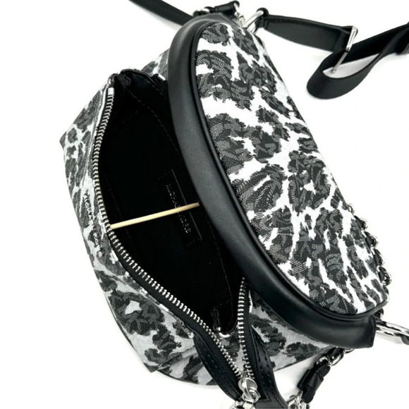 Michael Kors Medium Slater Sling Pack Chain Messenger Crossbody Bag Black Multi - Picture 8 of 11